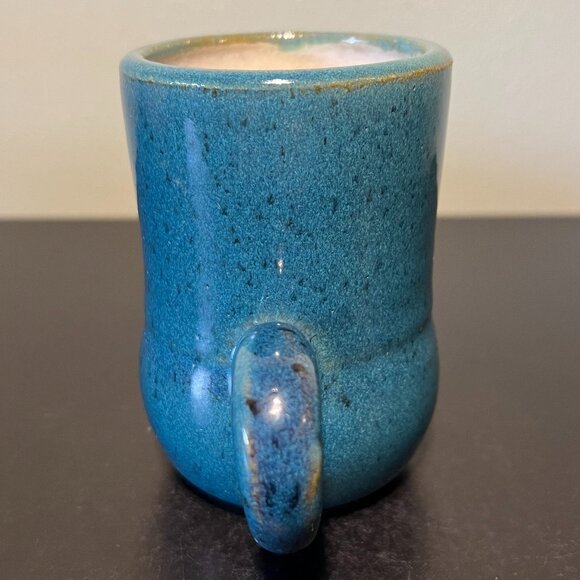 Handcrafted Blue Glaze Pottery Mug ~ CS Pottery - Picture 2 of 14